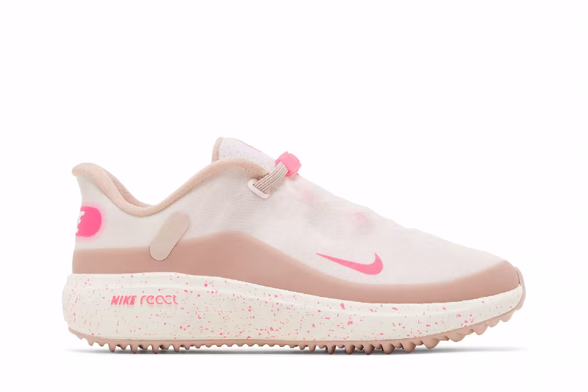 Nike Women's React Ace Tour Light Soft Pink Speckled, view 2