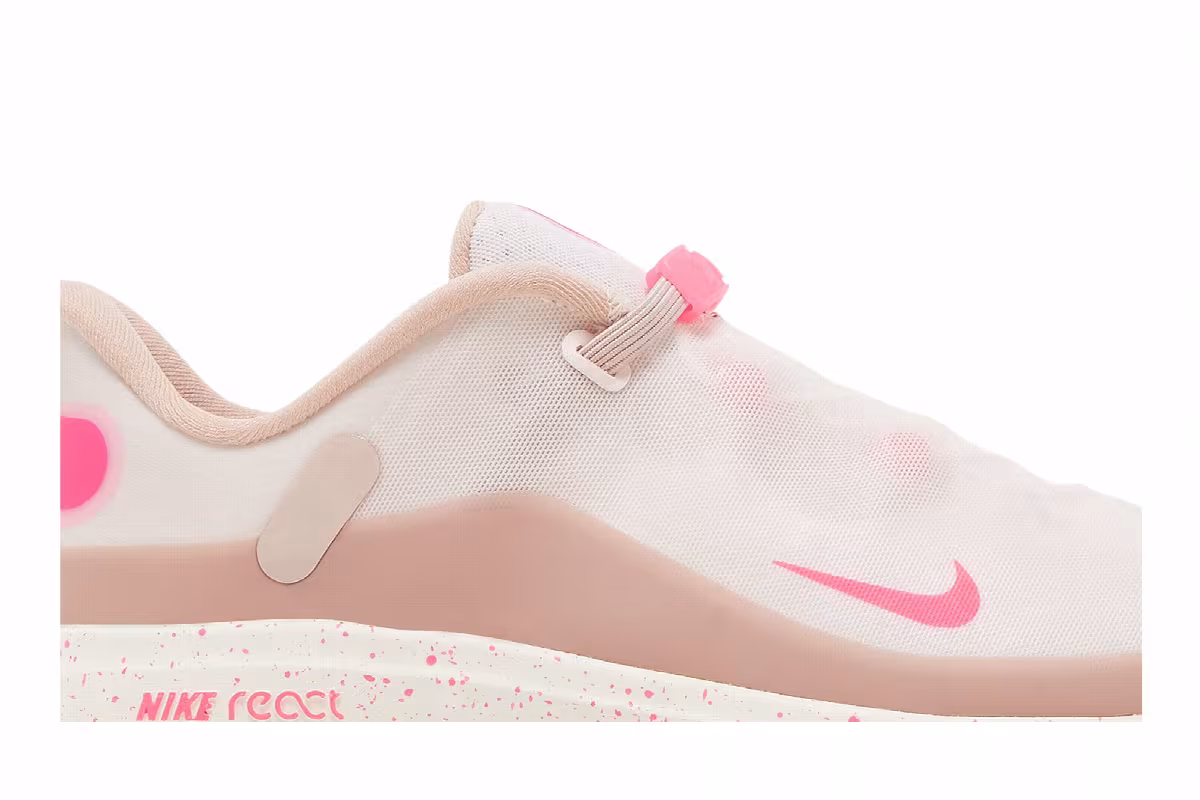 Nike Women's React Ace Tour Light Soft Pink Speckled, view 3