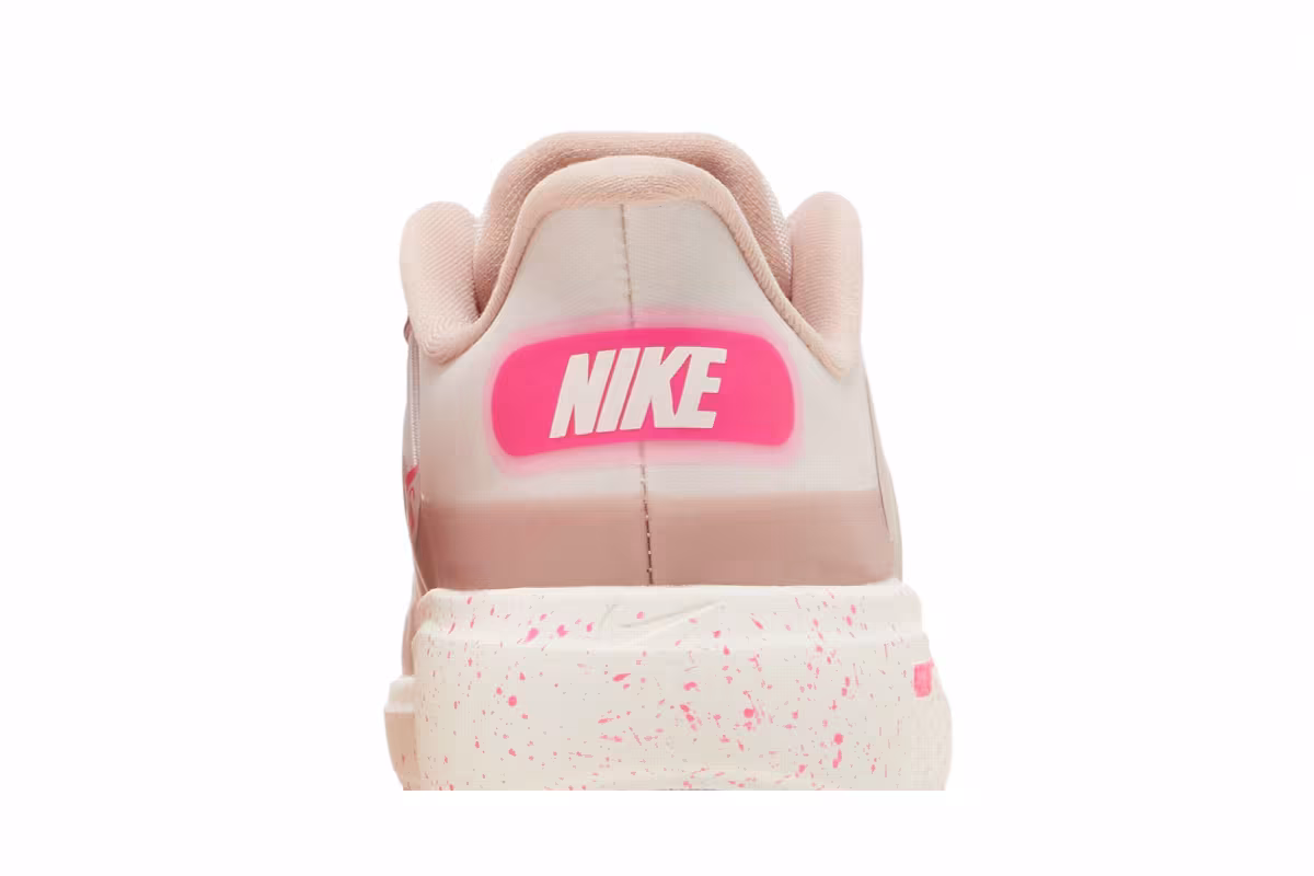 Nike Women's React Ace Tour Light Soft Pink Speckled, view 8