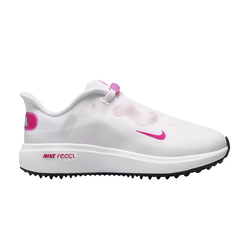 Nike Women's React Ace Tour White Pink Prime