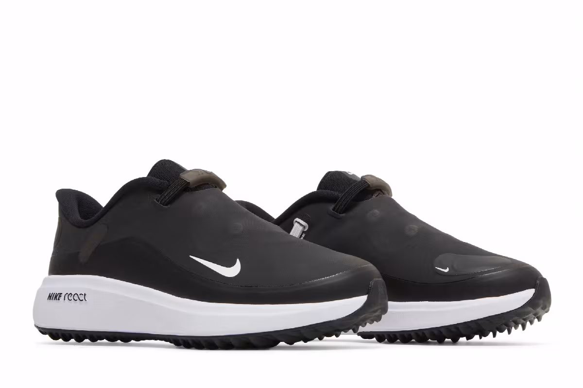 Nike Women's React Ace Tour Black Metallic Dark Grey, view 9
