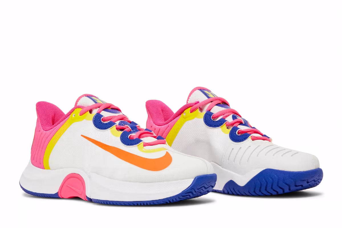 Naomi Osaka x Women's NikeCourt Air Zoom GP Turbo White Hyper Pink, view 9