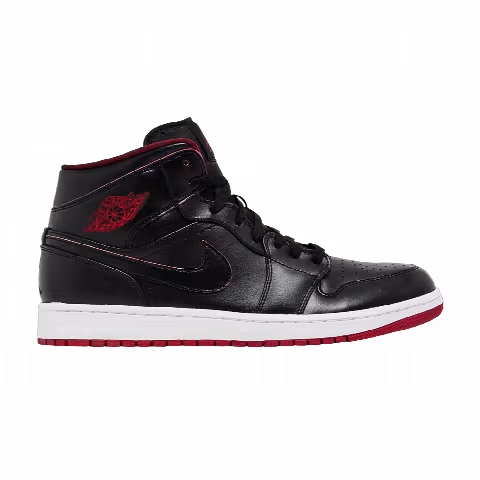 Air Jordan 1 Mid 'Black Red'
