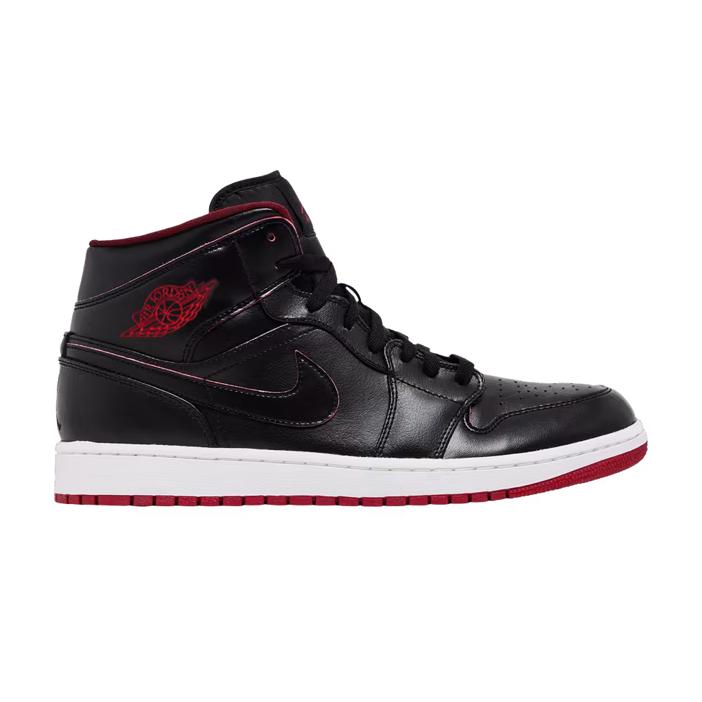 Air Jordan 1 Mid Black Red