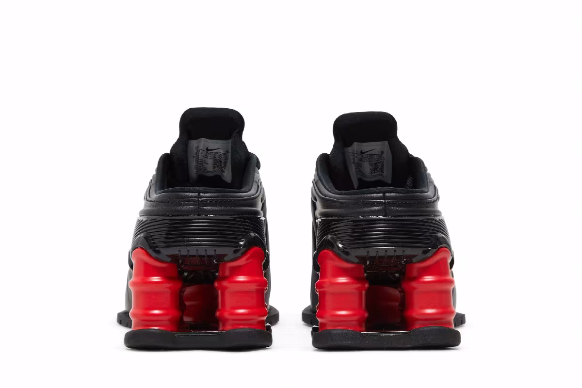 Martine Rose x Nike Women's Shox Mule MR4 Black Comet Red, view 7