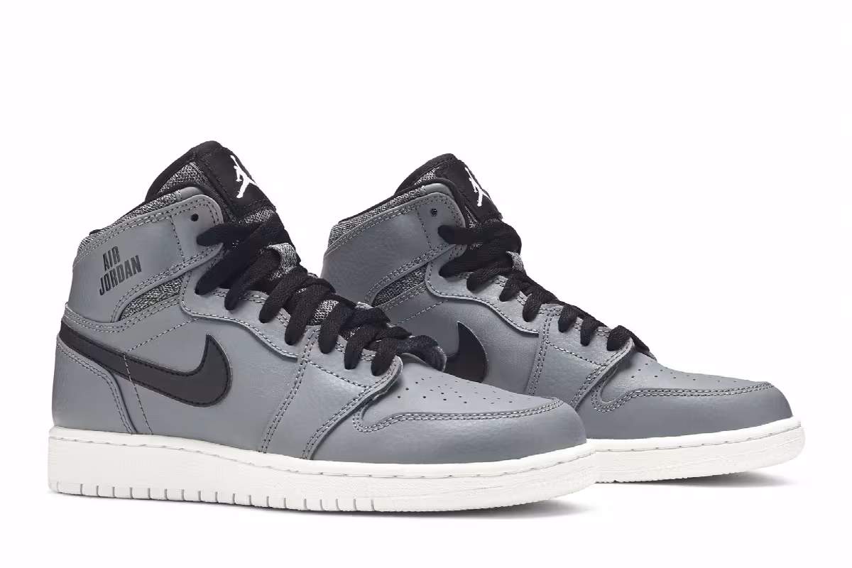 Air Jordan 1 High BG Rare Air - Cool Grey Black, view 9
