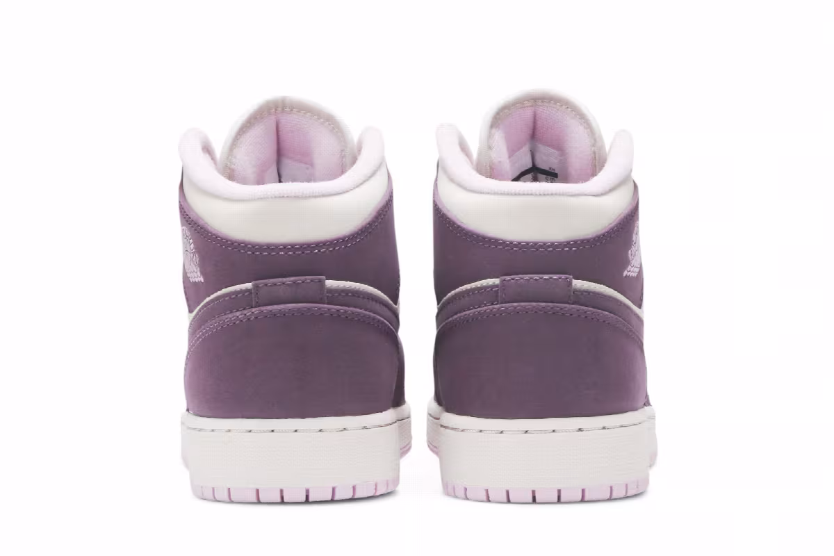 Air Jordan 1 Mid GS Pro Purple, view 7