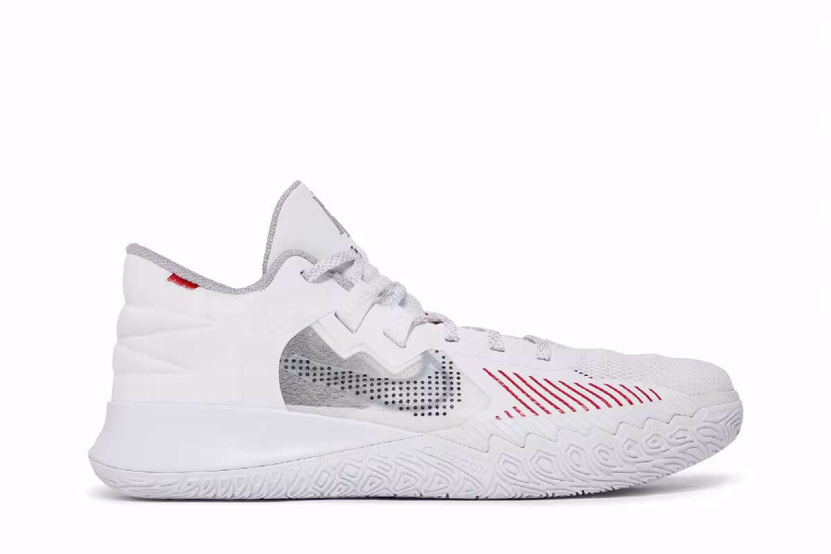 Nike Kyrie Flytrap 5 EP White University Red, view 2