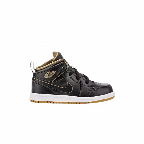 Air Jordan 1 Mid TD 'Black Metallic Gold'