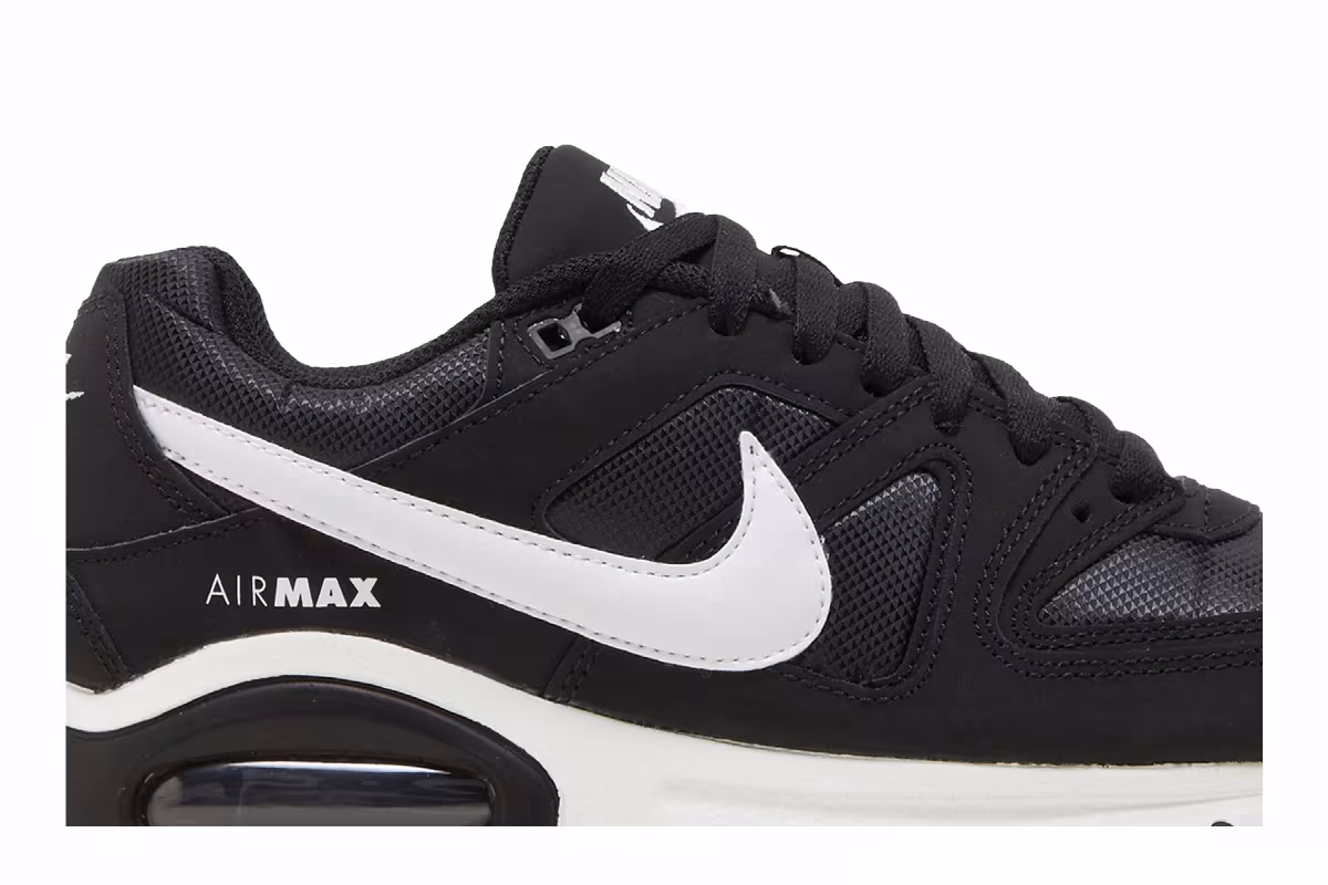 Nike Women's Air Max Command Black White, view 3