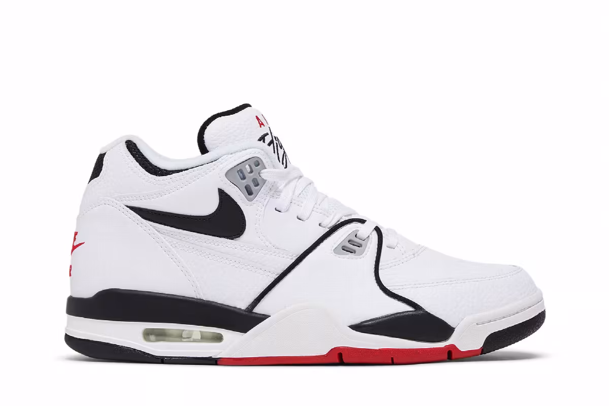 Nike Air Flight 89 White Black, view 2