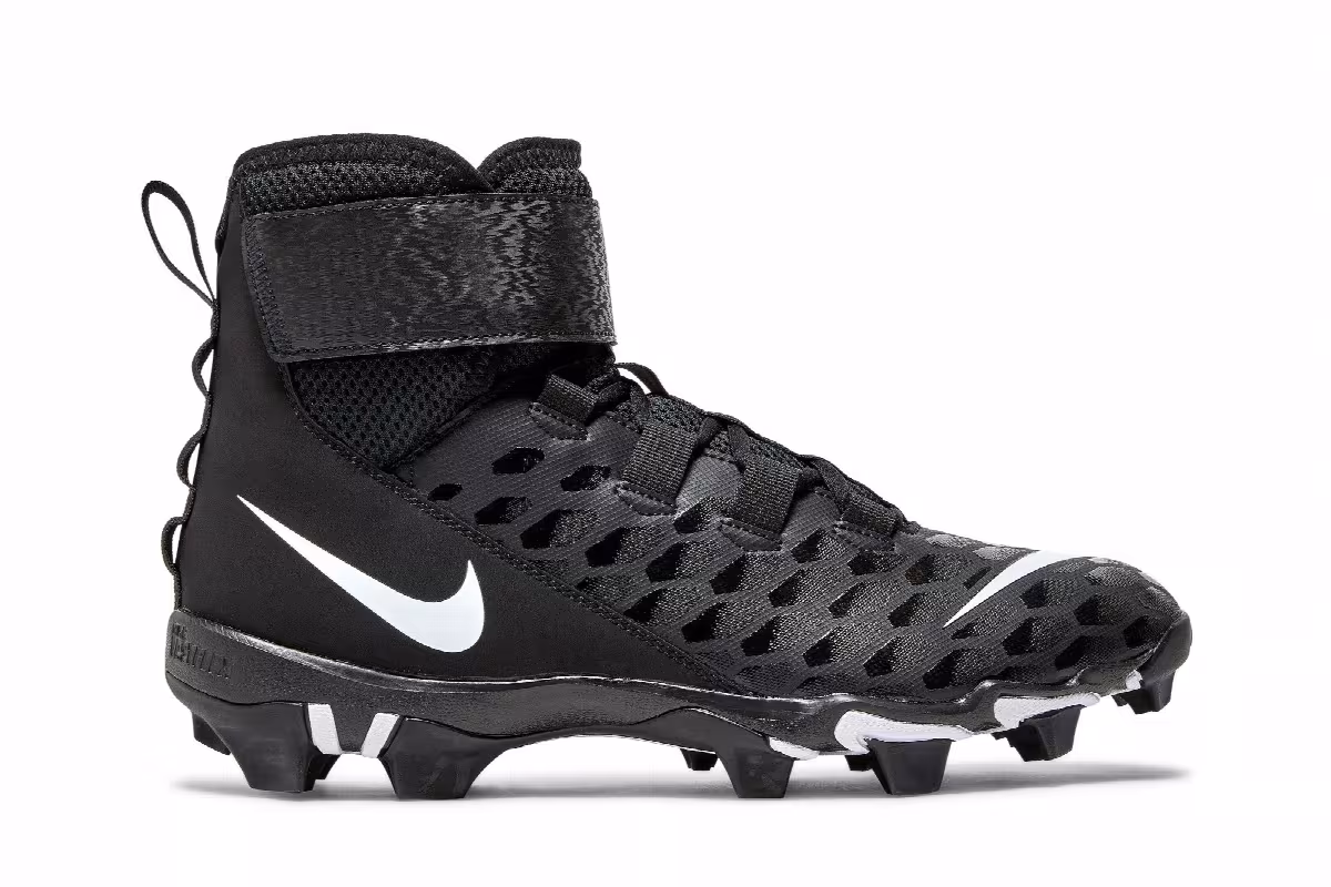 Nike Force Savage Shark 2 Wide Black White, view 2