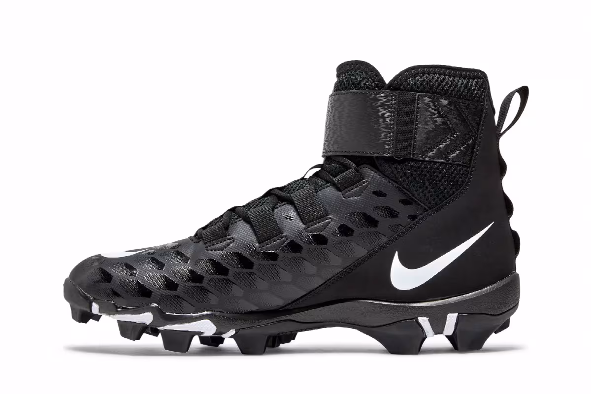 Nike Force Savage Shark 2 Wide Black White, view 4