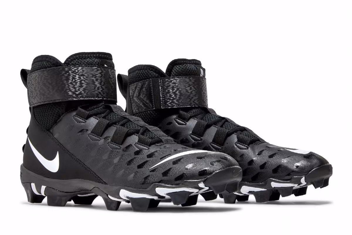 Nike Force Savage Shark 2 Wide Black White, view 9