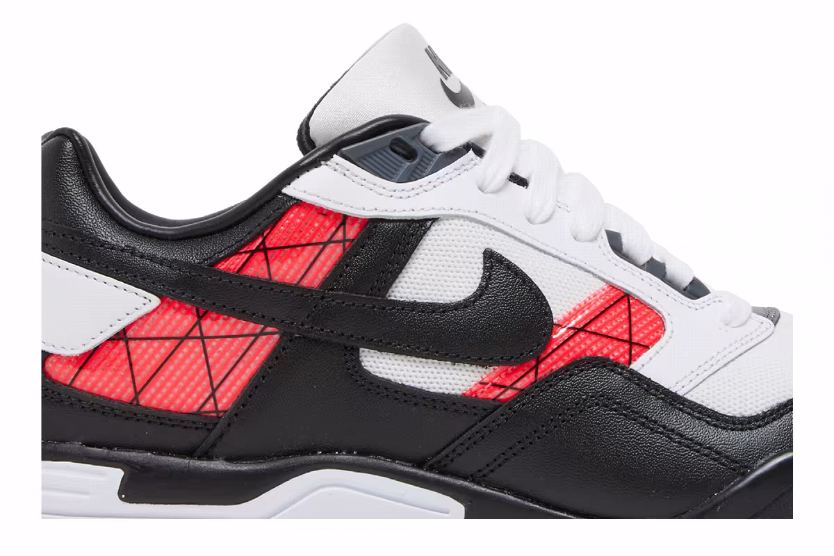 Nike Air Bo Turf White Solar Red 2022, view 3