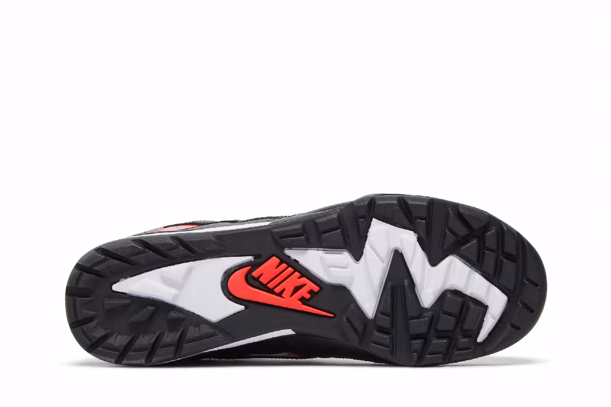 Nike Air Bo Turf White Solar Red 2022, view 5