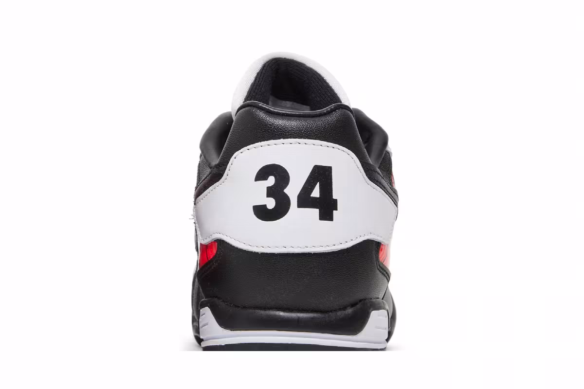 Nike Air Bo Turf White Solar Red 2022, view 8