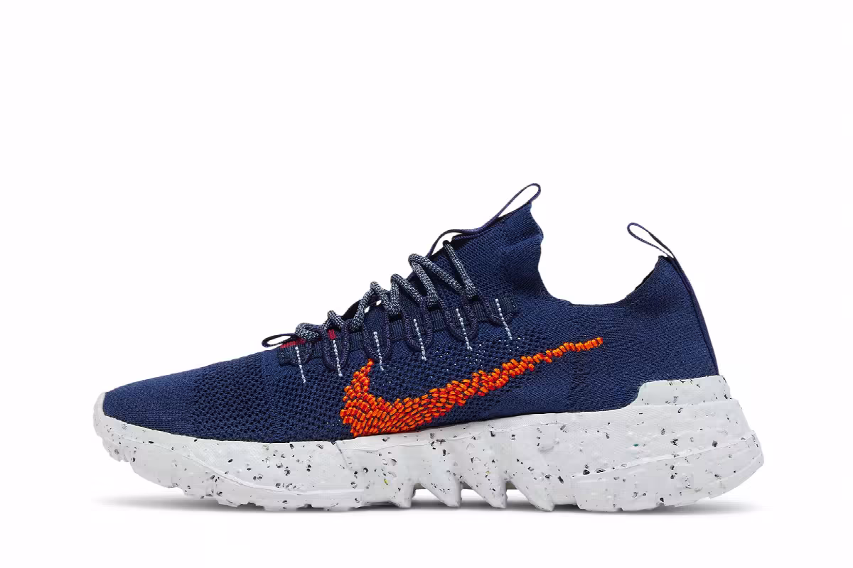 Nike Space Hippie 01 Midnight Navy Magma Orange, view 4