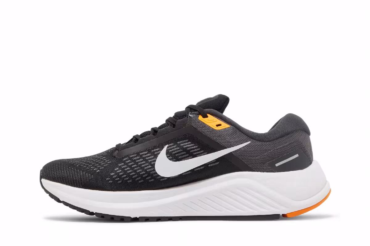 Nike Air Zoom Structure 24 Black Kumquat Pure Platinum, view 4