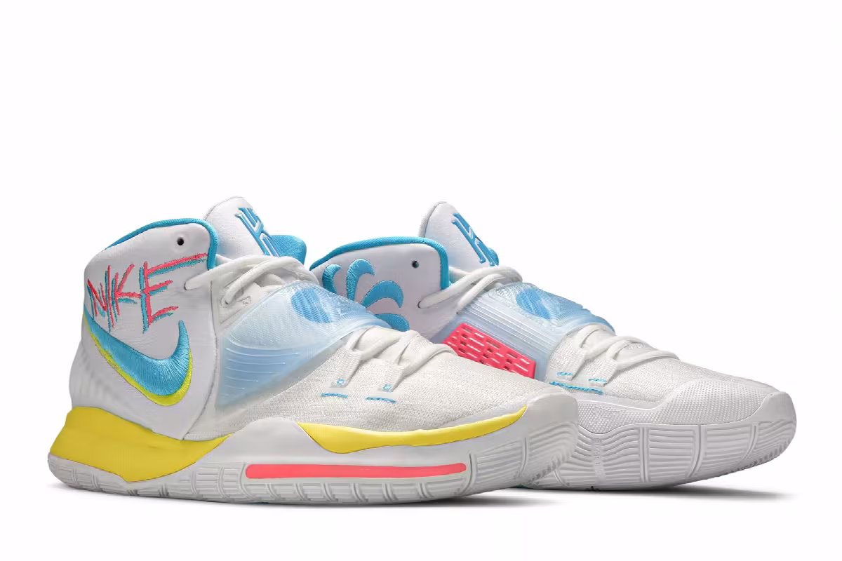Nike Kyrie 6 EP Neon Graffiti, view 9