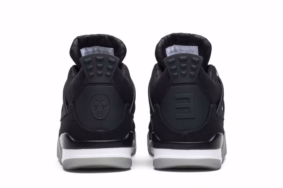 Eminem x Carhartt x Air Jordan 4 Black Chrome, view 7