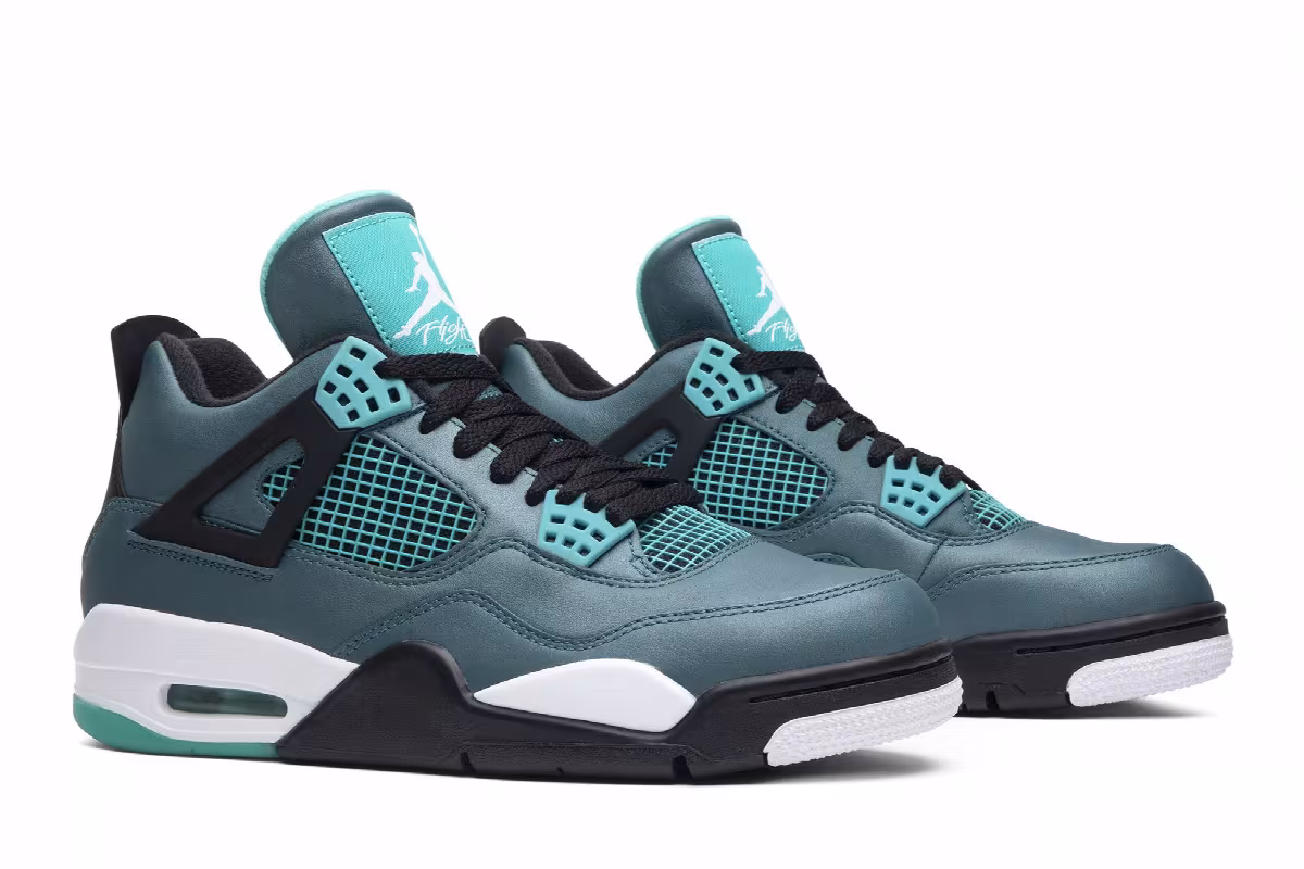 Air Jordan 4 Teal, view 9