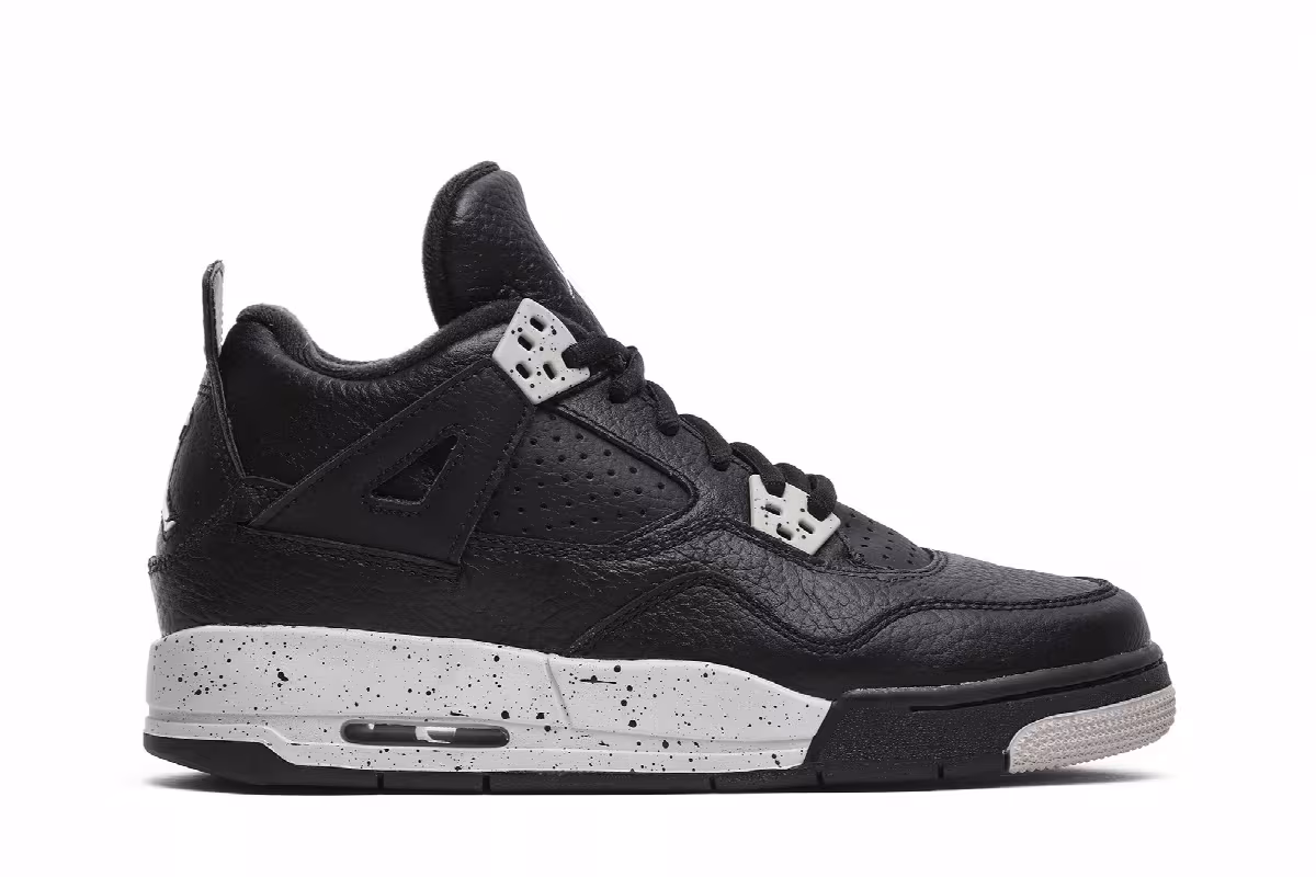 Air Jordan 4 LS GS Oreo 2015, view 2