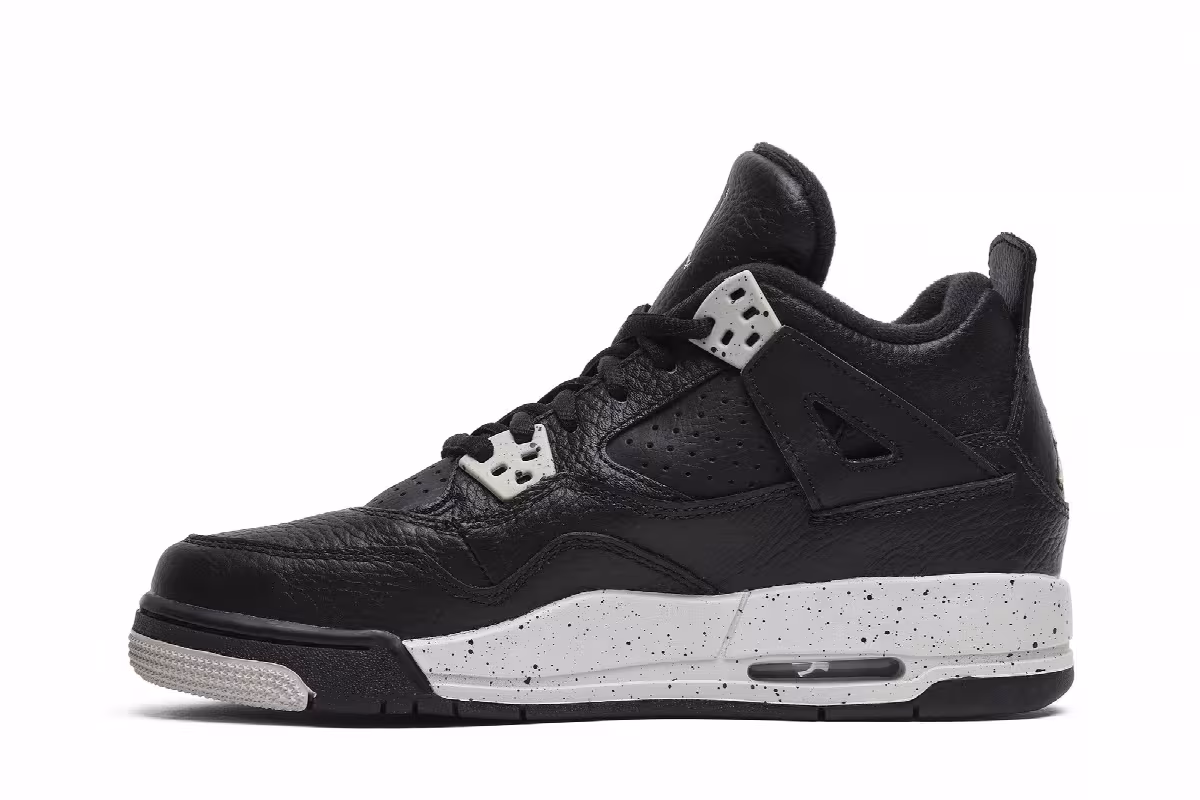 Air Jordan 4 LS GS Oreo 2015, view 4