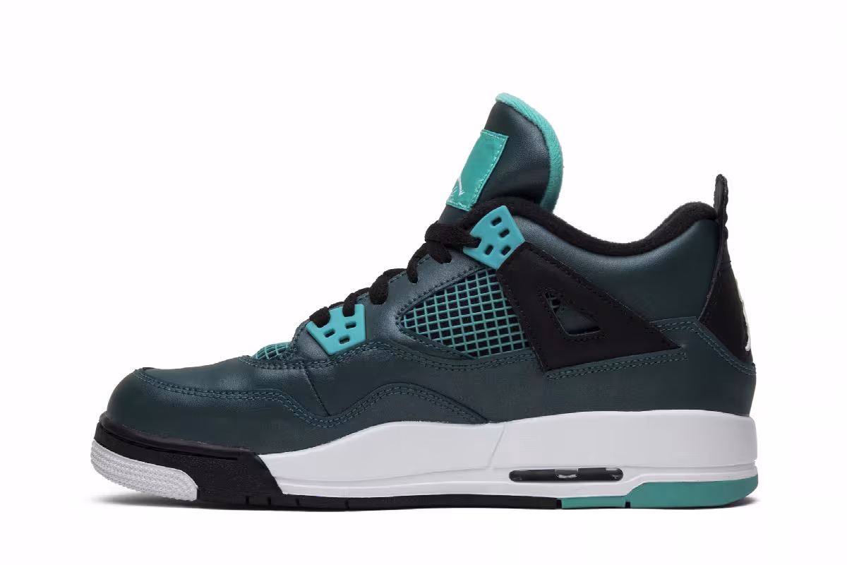 Air Jordan 4 BG Teal, view 4