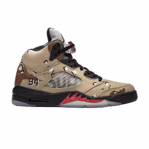 Supreme x Air Jordan 5 Retro 'Desert Camo'