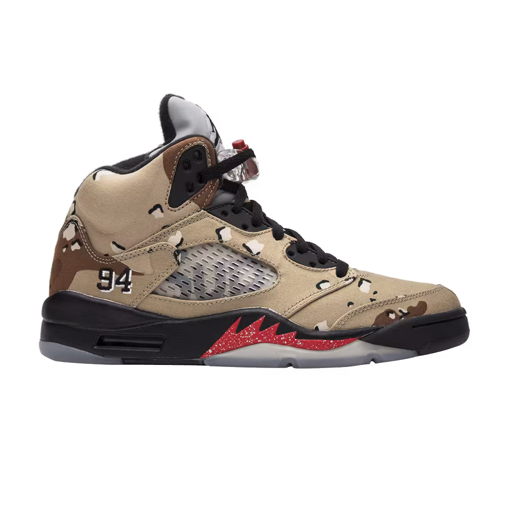 Supreme x Air Jordan 5 Desert Camo