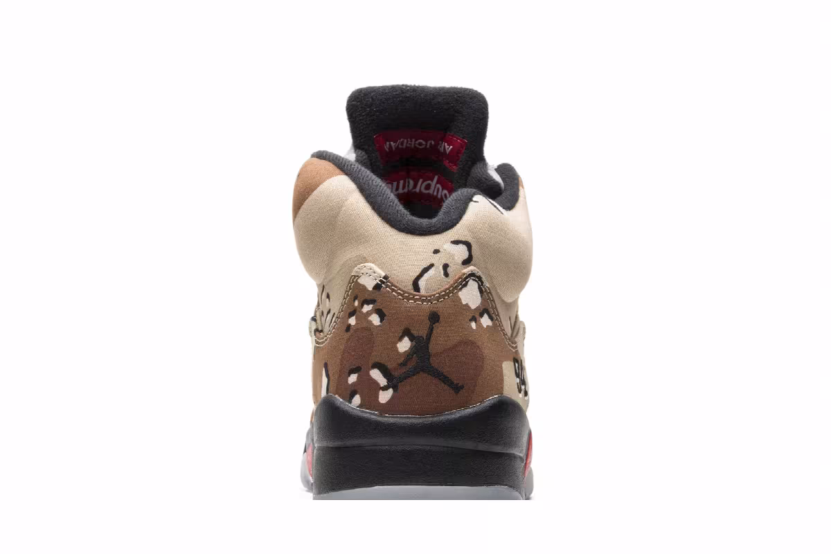 Supreme x Air Jordan 5 Desert Camo, view 8
