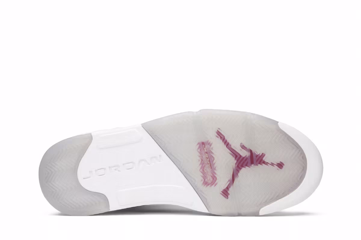 Supreme x Air Jordan 5 White, view 5