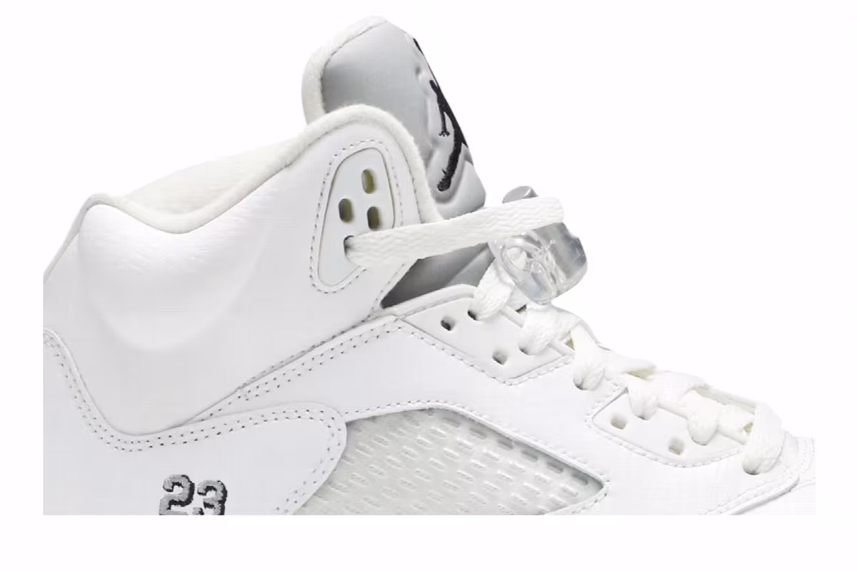 Air Jordan 5 BG White Metallic 2015, view 3