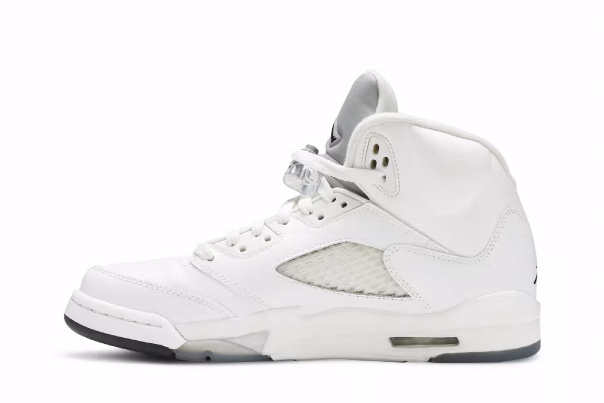 Air Jordan 5 BG White Metallic 2015, view 4