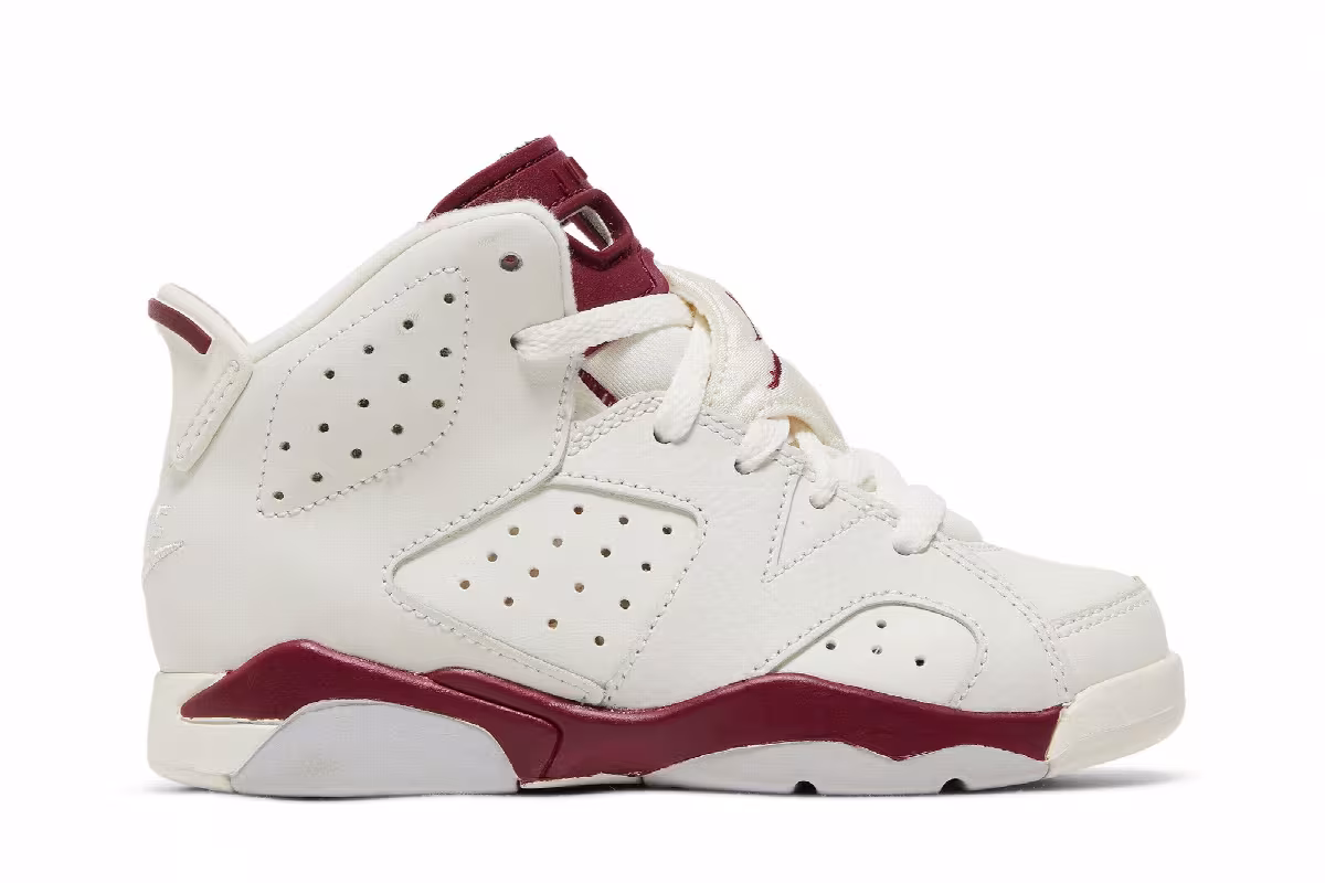 Air Jordan 6 PS Maroon, view 2