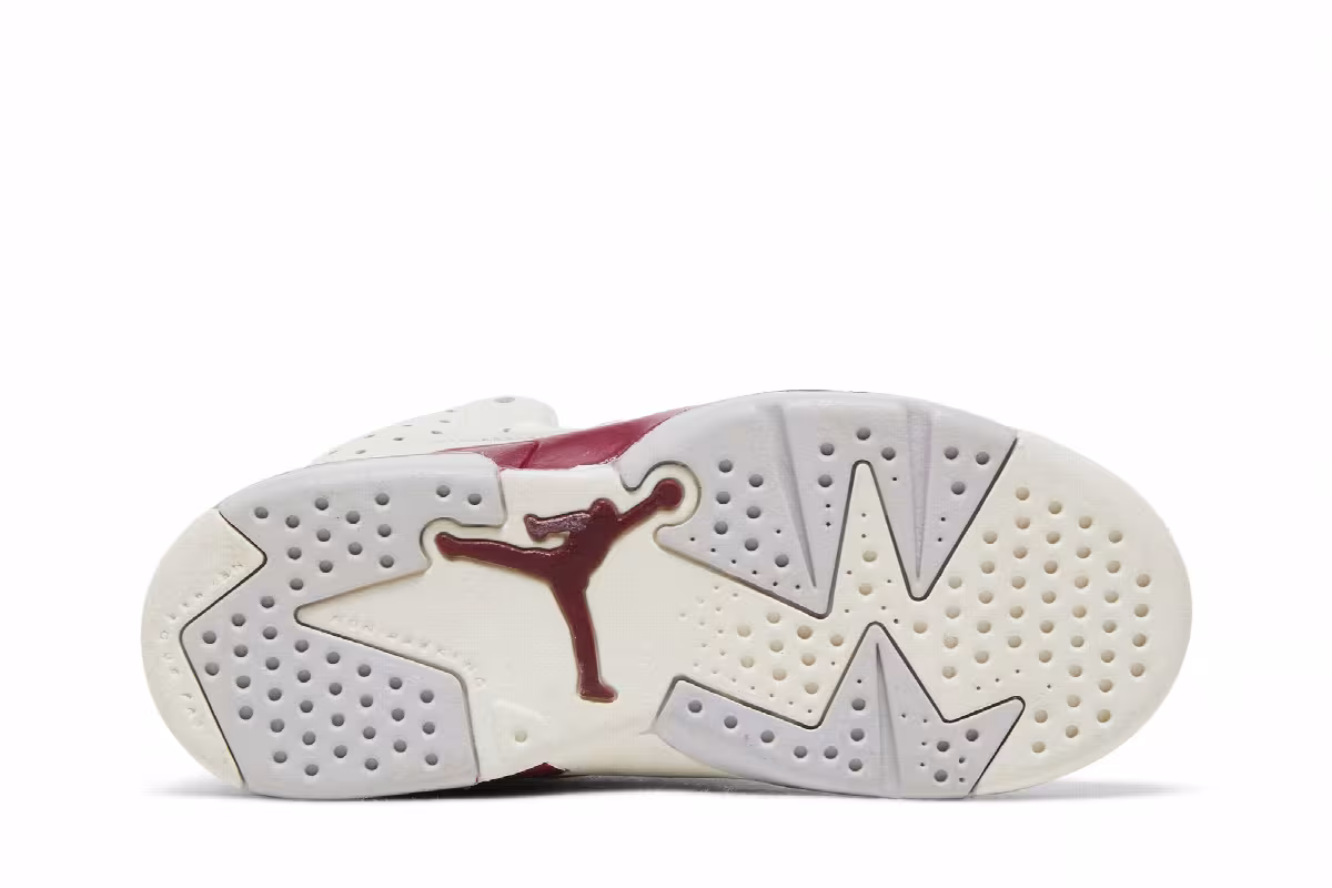 Air Jordan 6 PS Maroon, view 5