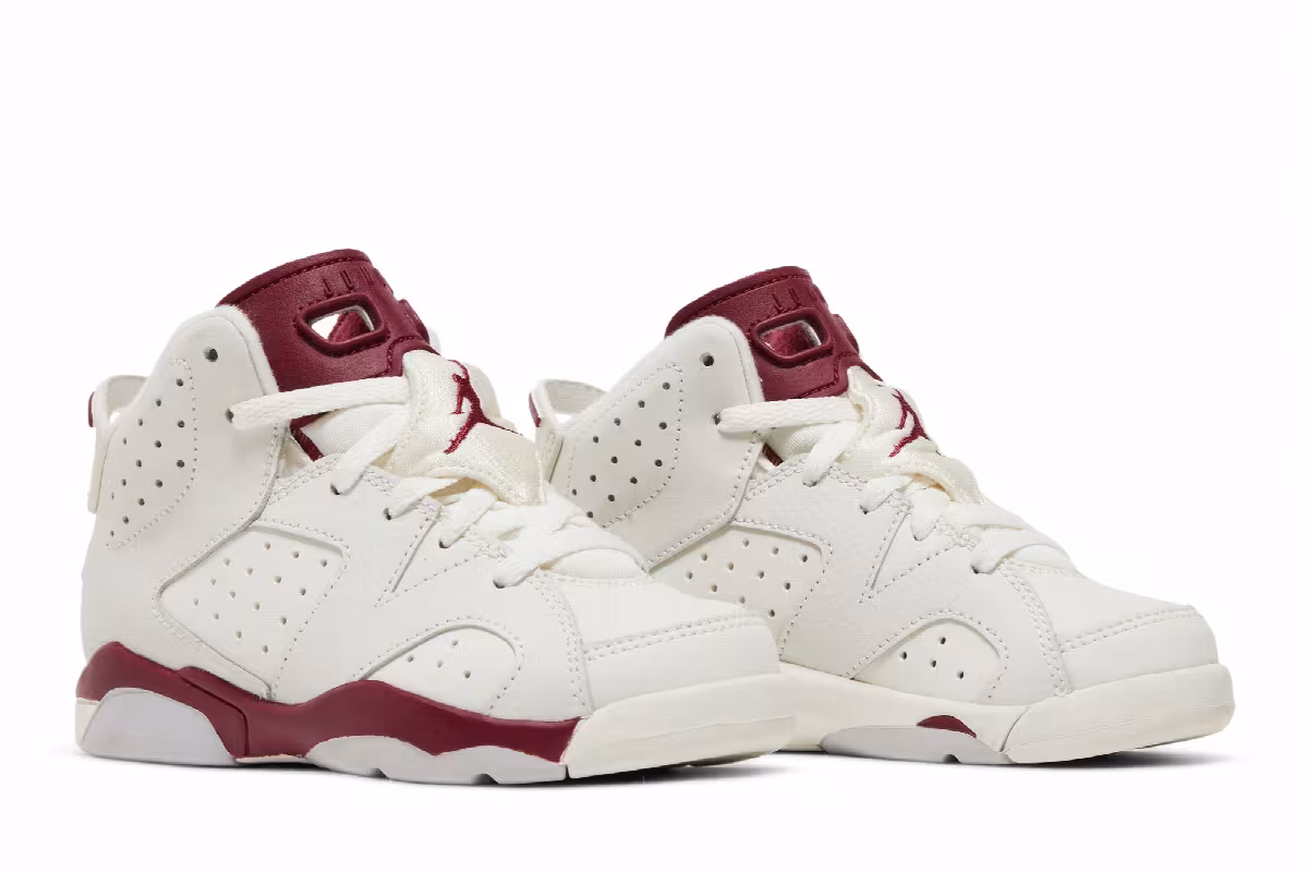 Air Jordan 6 PS Maroon, view 9