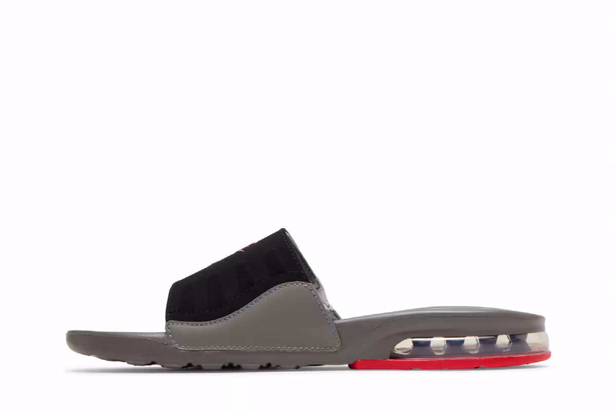 Nike Air Max Camden Slide GS Flat Pewter Siren Red, view 4