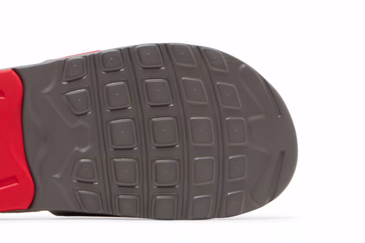 Nike Air Max Camden Slide GS Flat Pewter Siren Red, view 6