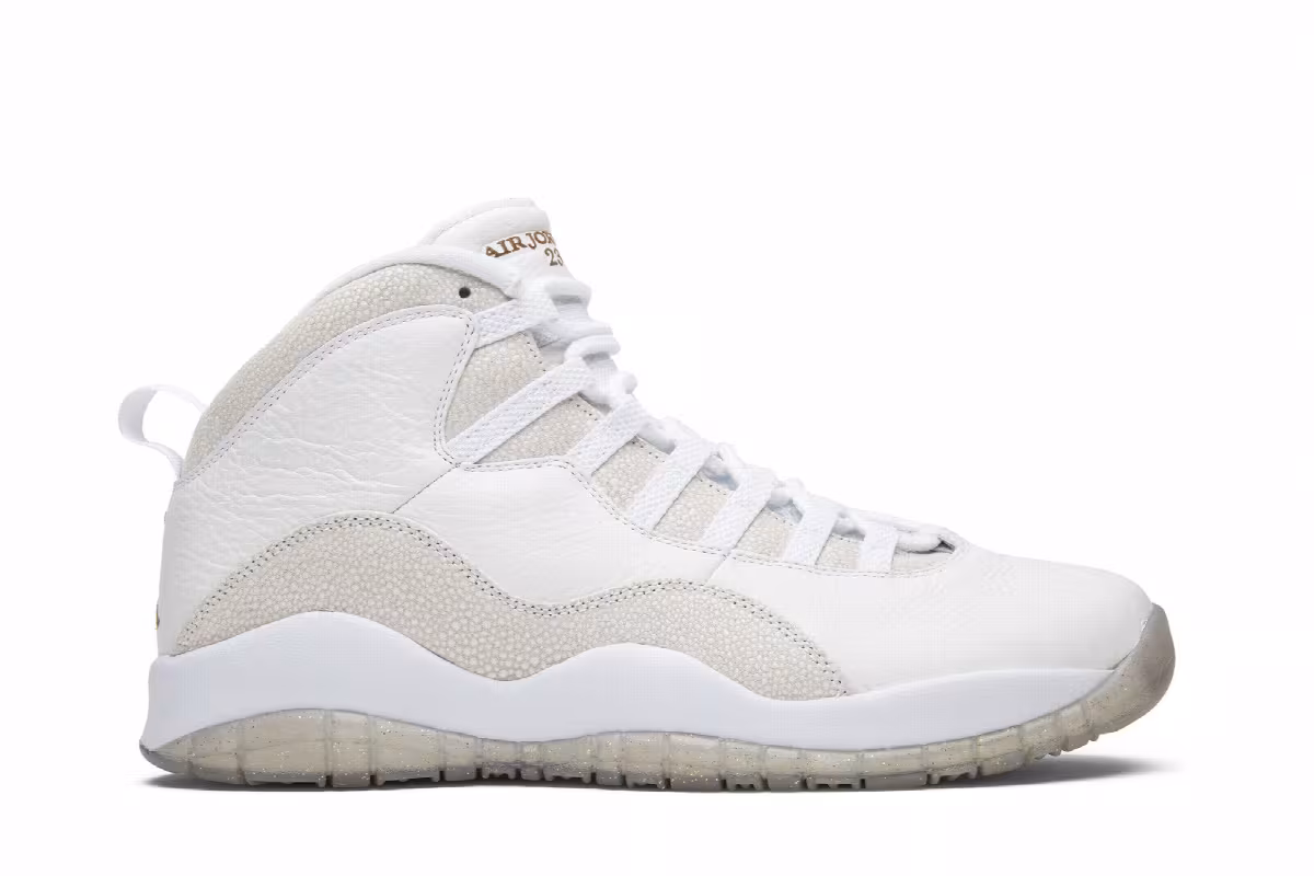 OVO x Air Jordan 10 White, view 2
