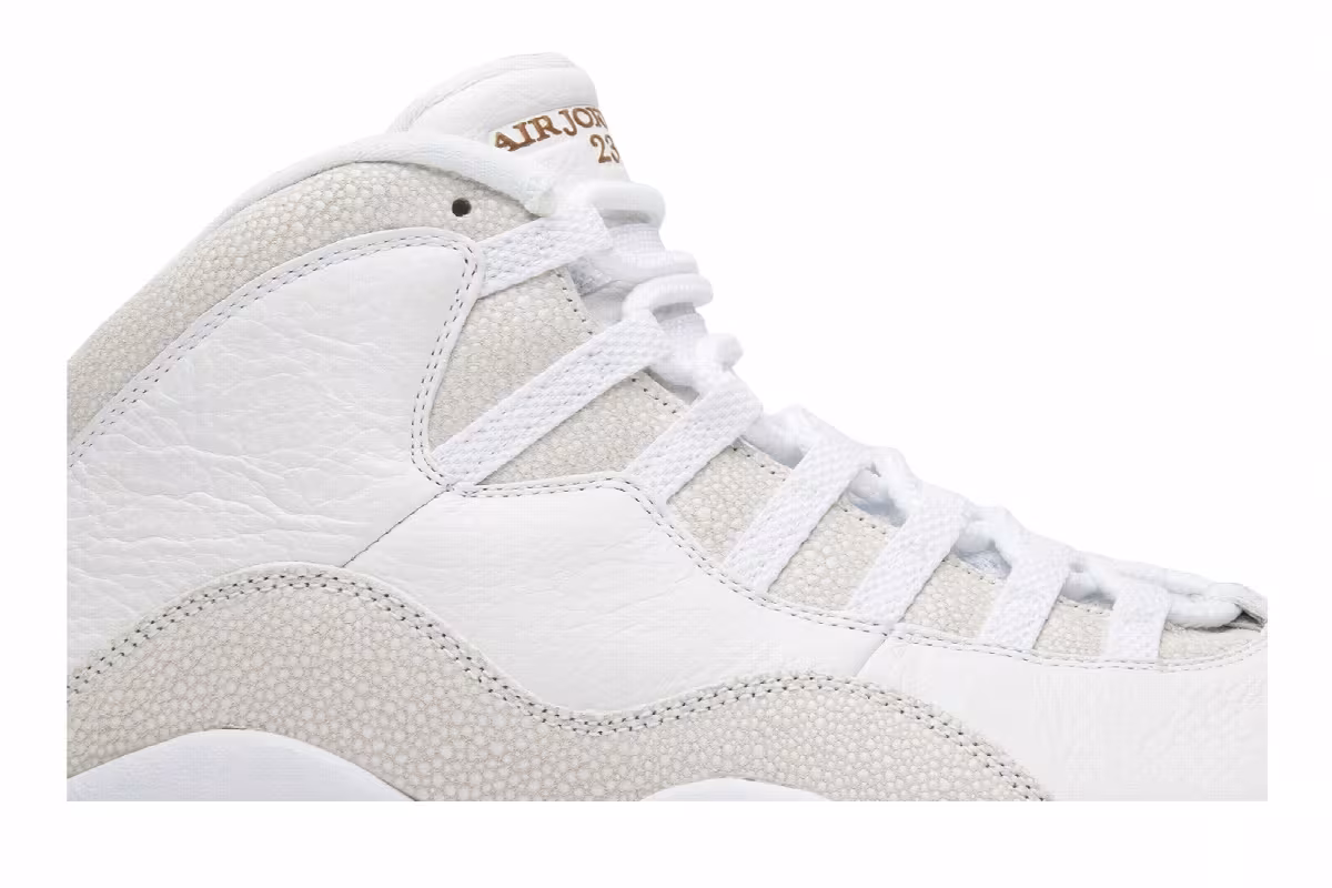 OVO x Air Jordan 10 White, view 3