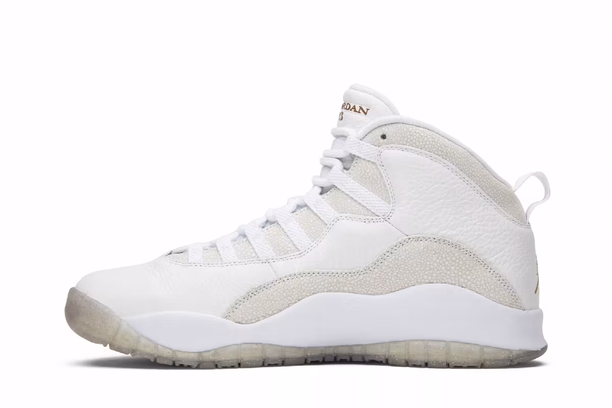 OVO x Air Jordan 10 White, view 4