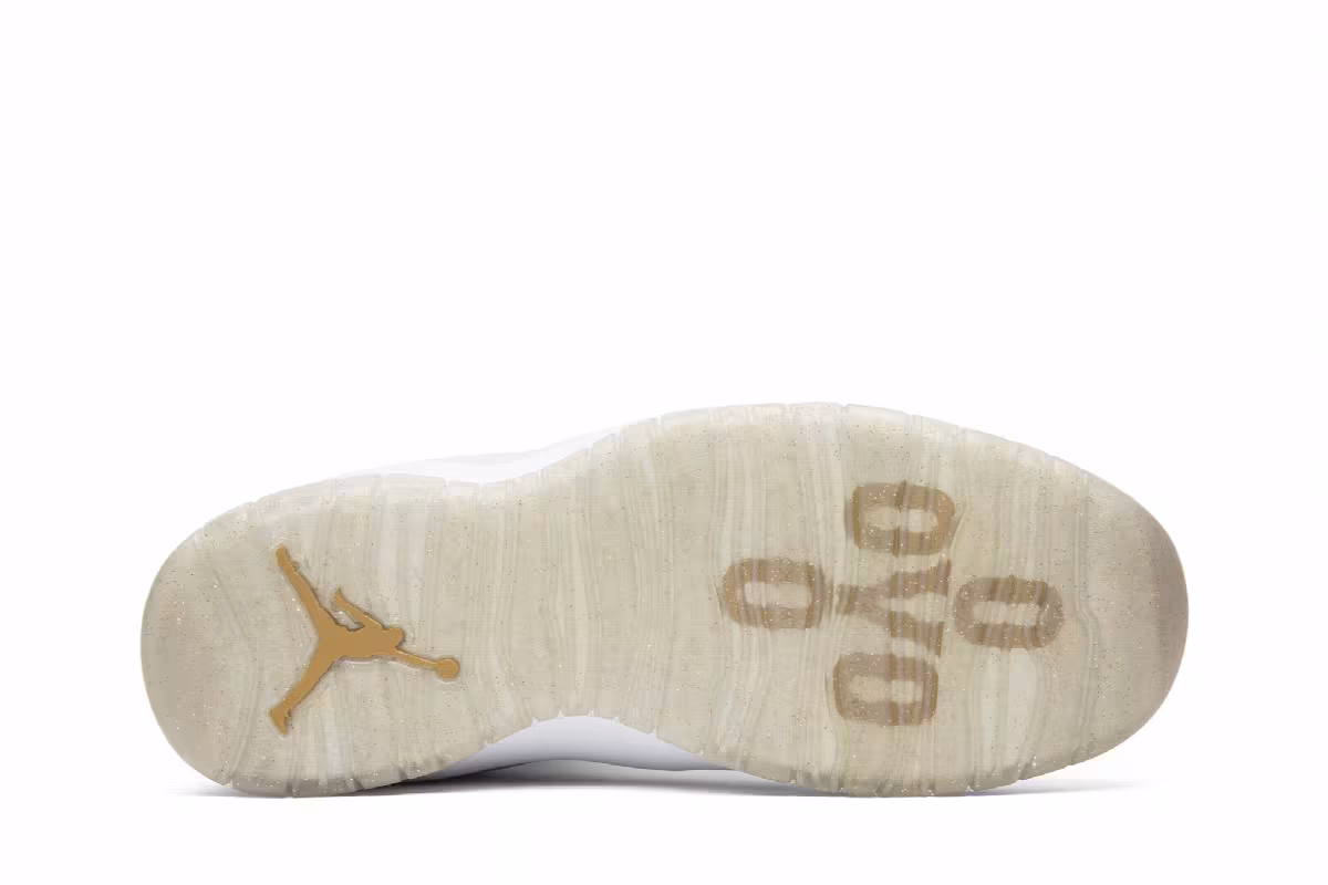 OVO x Air Jordan 10 White, view 5