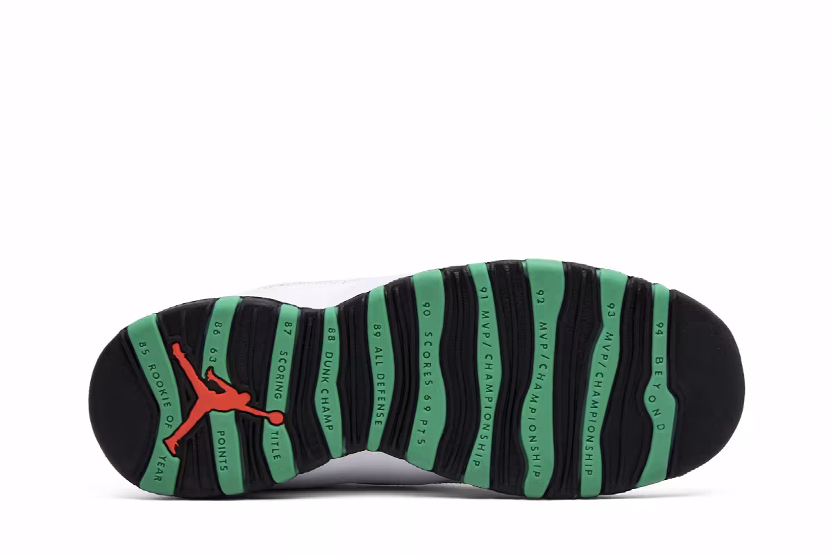 Air Jordan 10 GG Verde, view 5