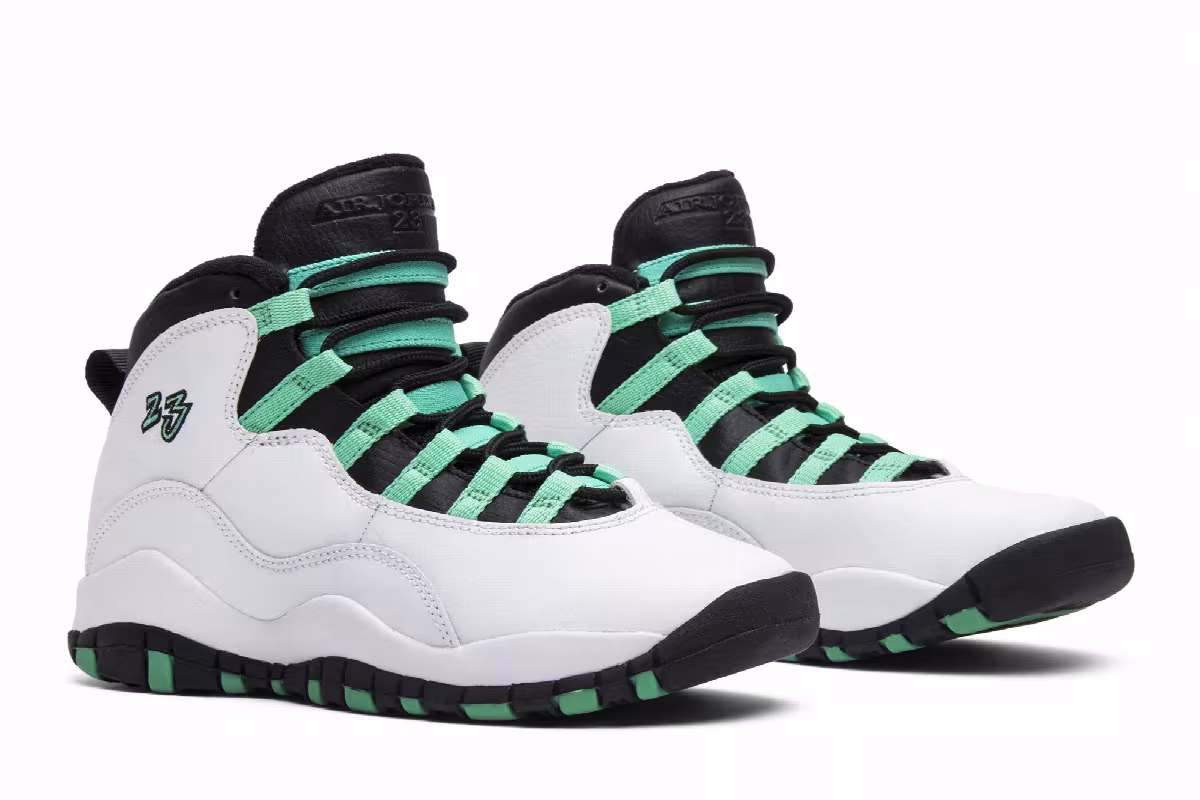 Air Jordan 10 GG Verde, view 9