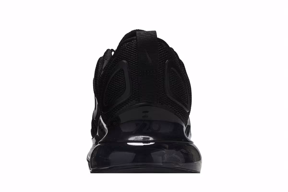 Nike Air Max 720 GS Triple Black, view 8