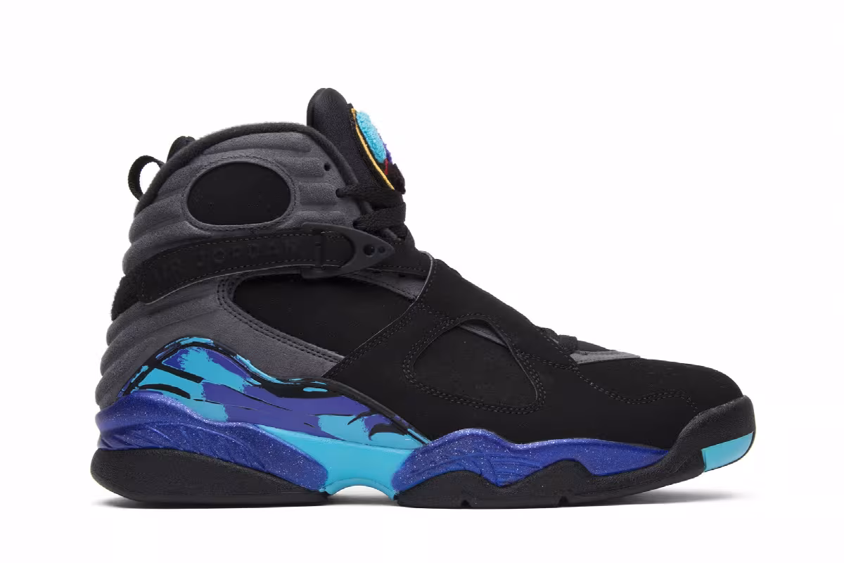 Air Jordan 8 Aqua 2015, view 2