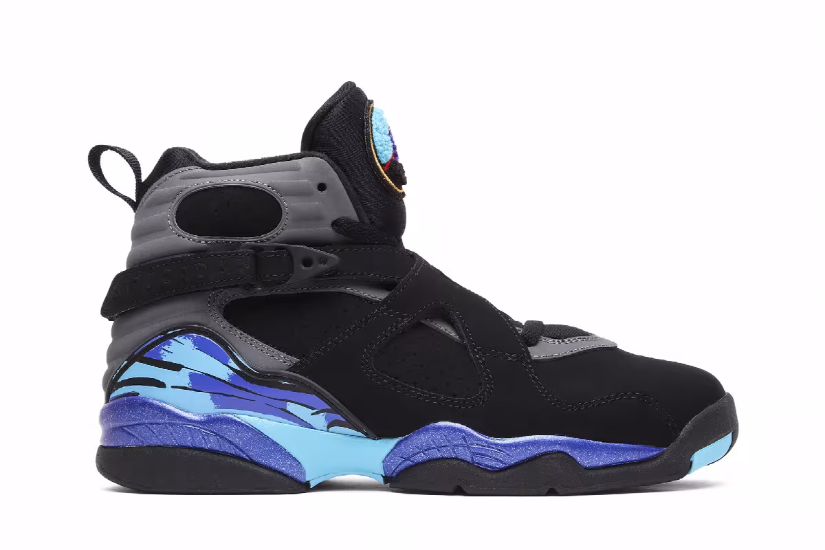 Air Jordan 8 BG Aqua 2015, view 2
