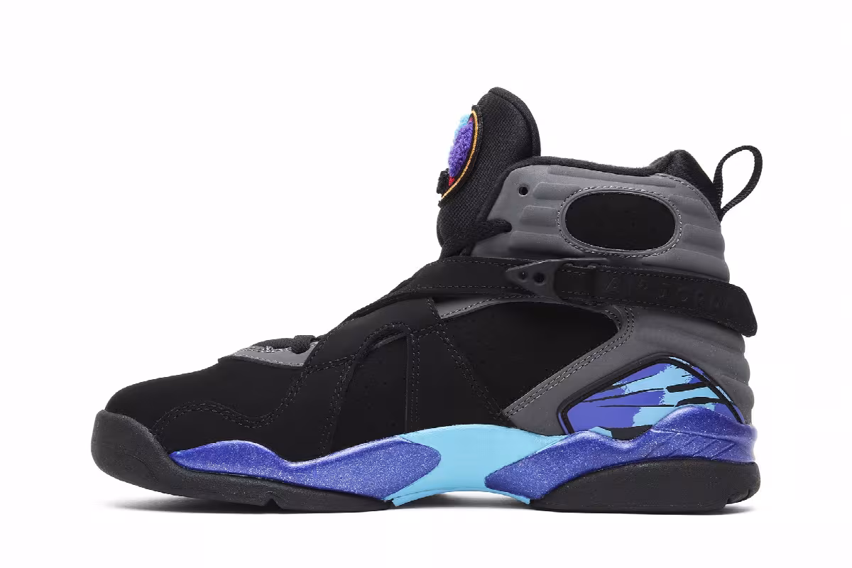 Air Jordan 8 BG Aqua 2015, view 4